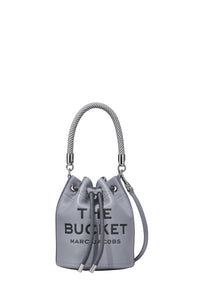 PAS INFO   Sac bucket en cuir - Wolf Grey