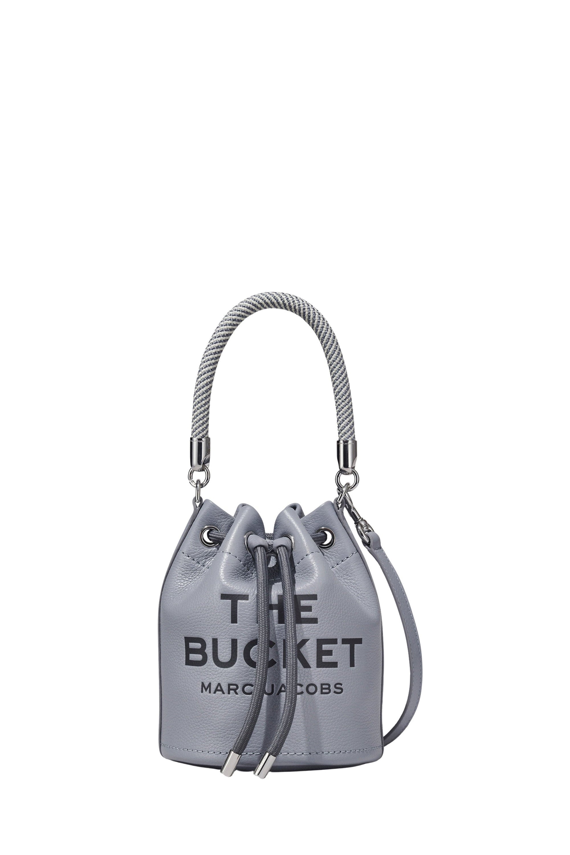Leather bucket bag - Wolf Grey