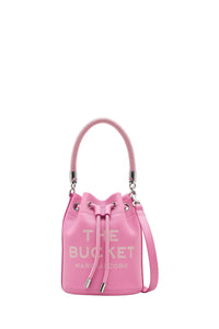 PAS INFO   Sac bucket en cuir - Petal Pink