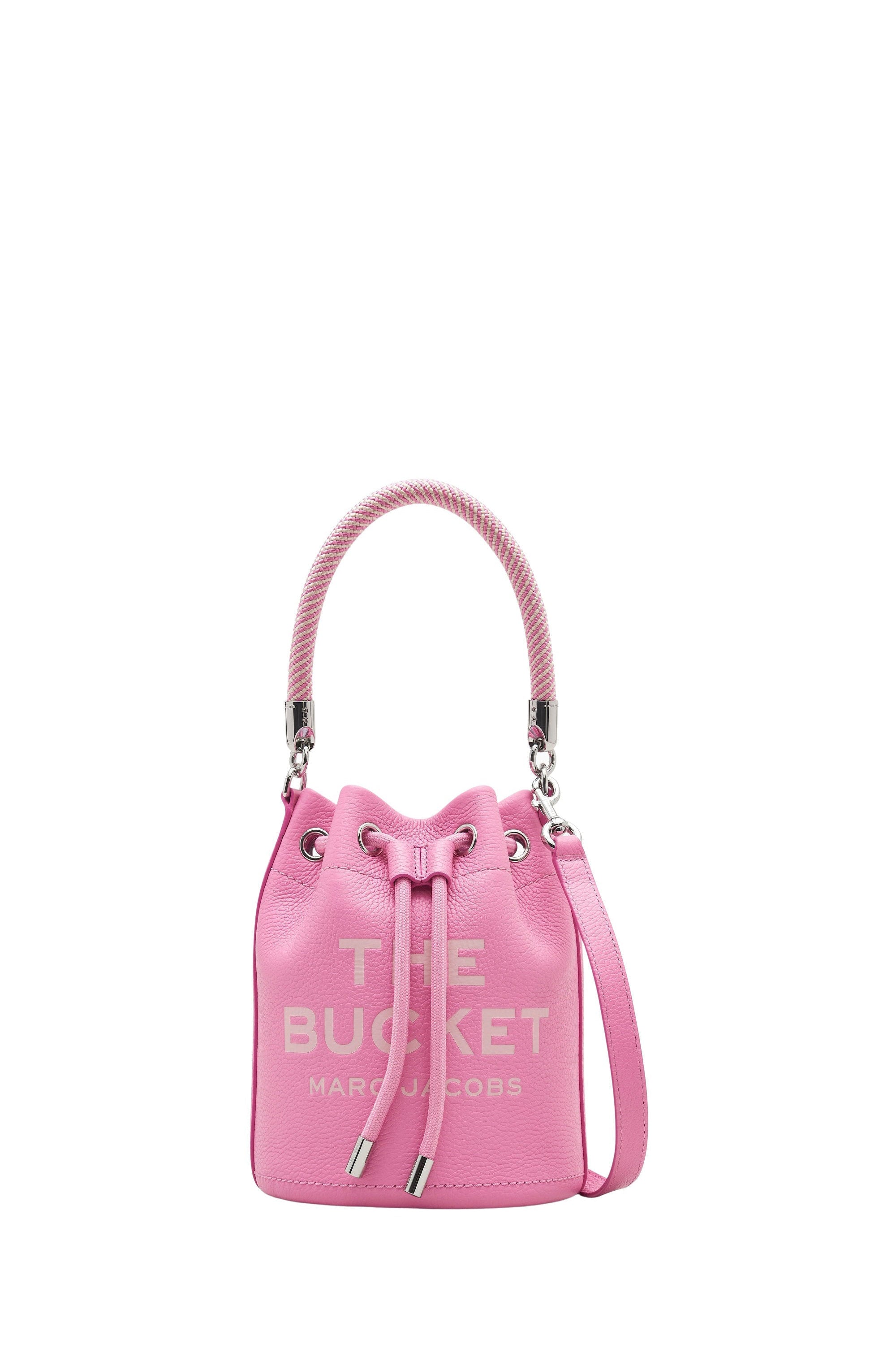 PAS INFO   Sac bucket en cuir - Petal Pink