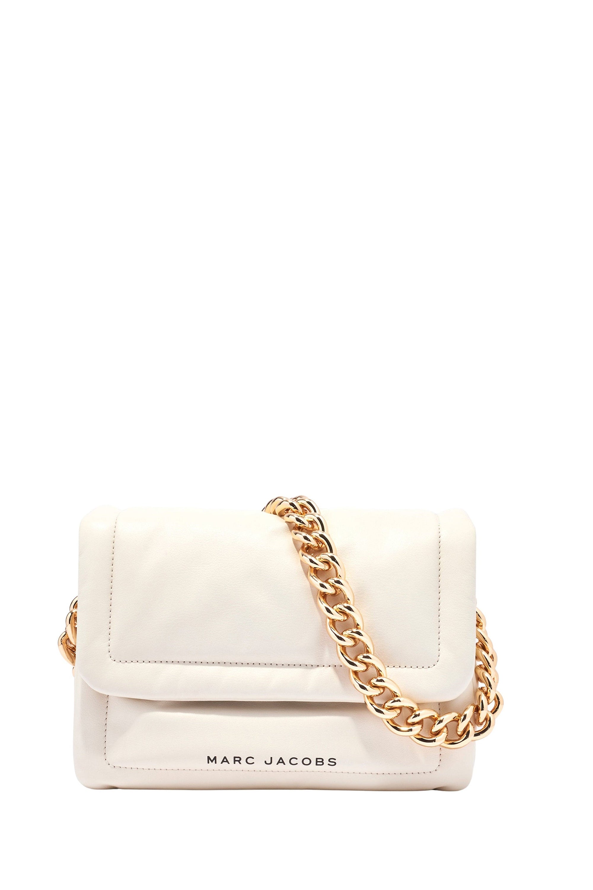 Sac à chaîne Pillow en cuir - Marshmallow