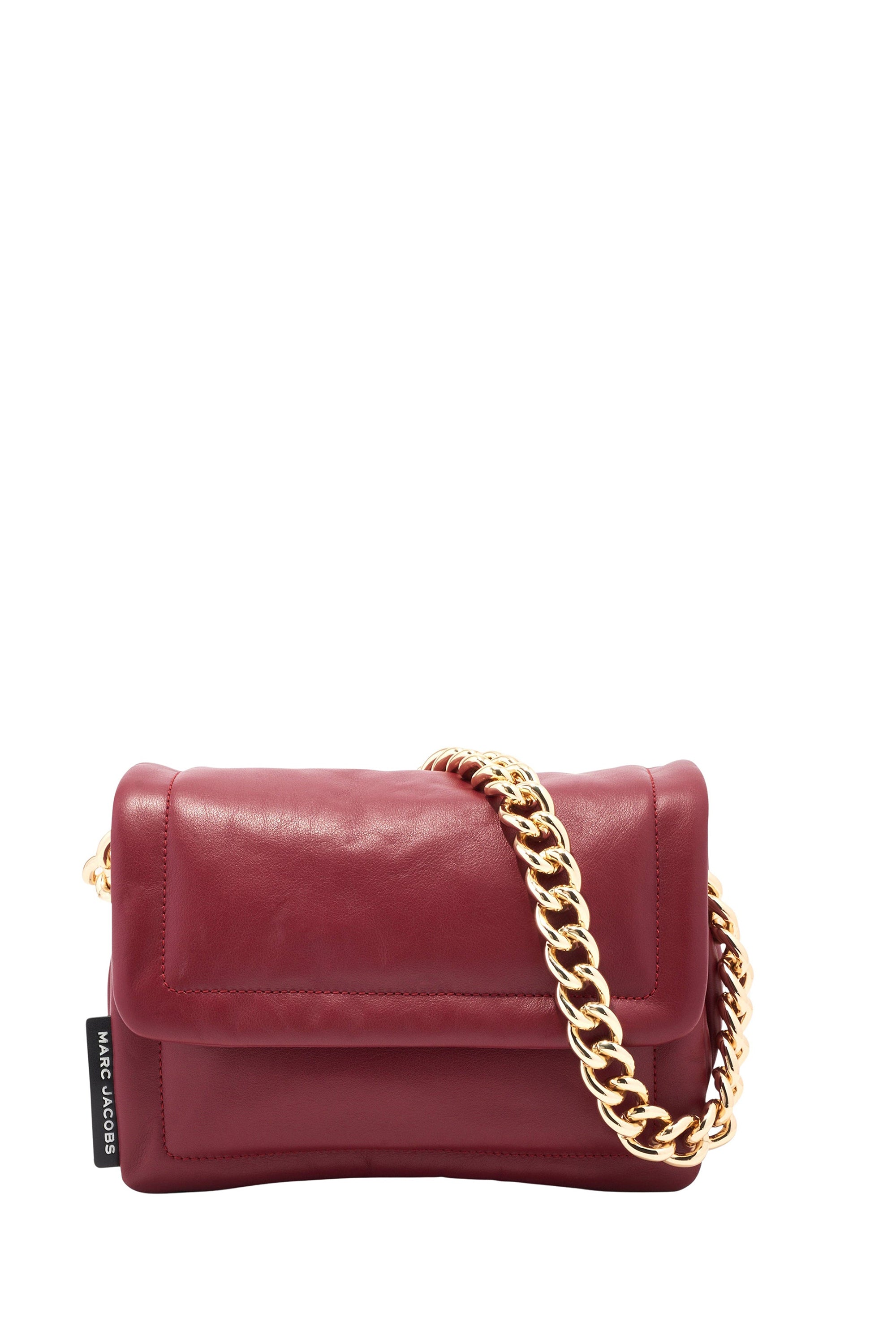Sac à chaîne Pillow en cuir - Pomegranate