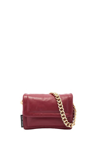 Sac The Pillow en cuir - Pomegranate