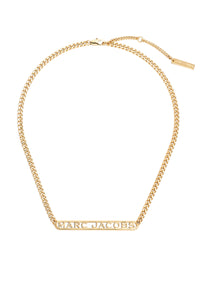 Monogram necklace in brass - Gold