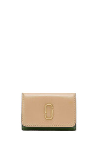 Portefeuille Snapshot en cuir - Sandcastle Multicolor