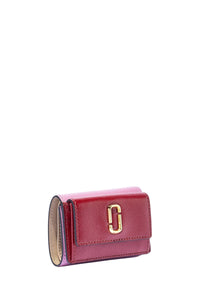 Portefeuille The Petit Trifold en cuir - Vachetta Red