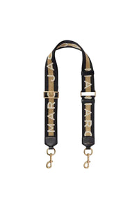 Bandoulière à logo en tissu - Gold Multicolor