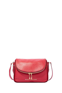 Sac Mini Messenger en cuir - Savvy Red