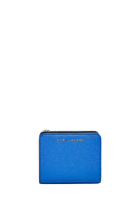 Portefeuille Compact à zip - Blue