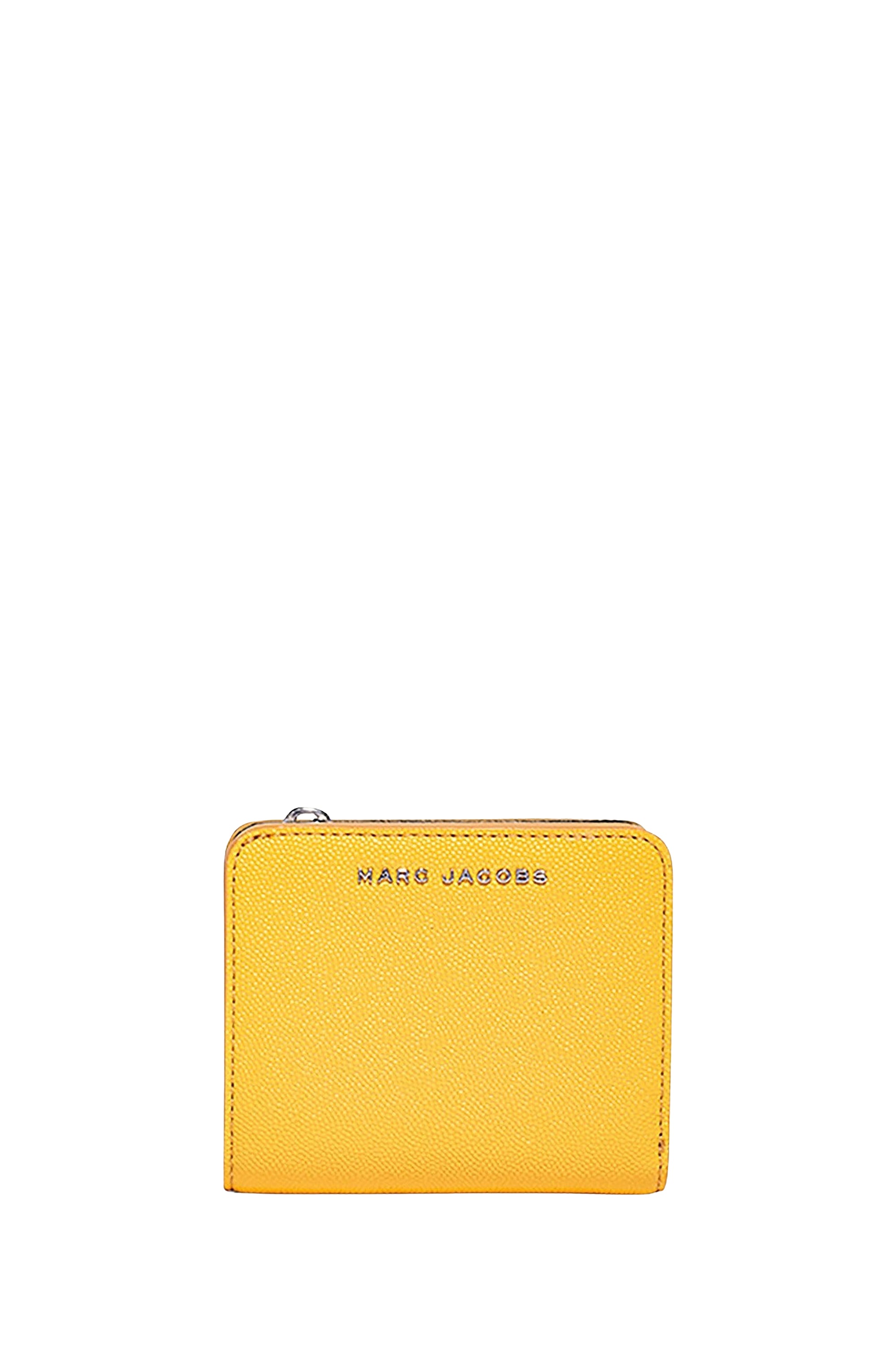Portefeuille Compact à zip - Yellow