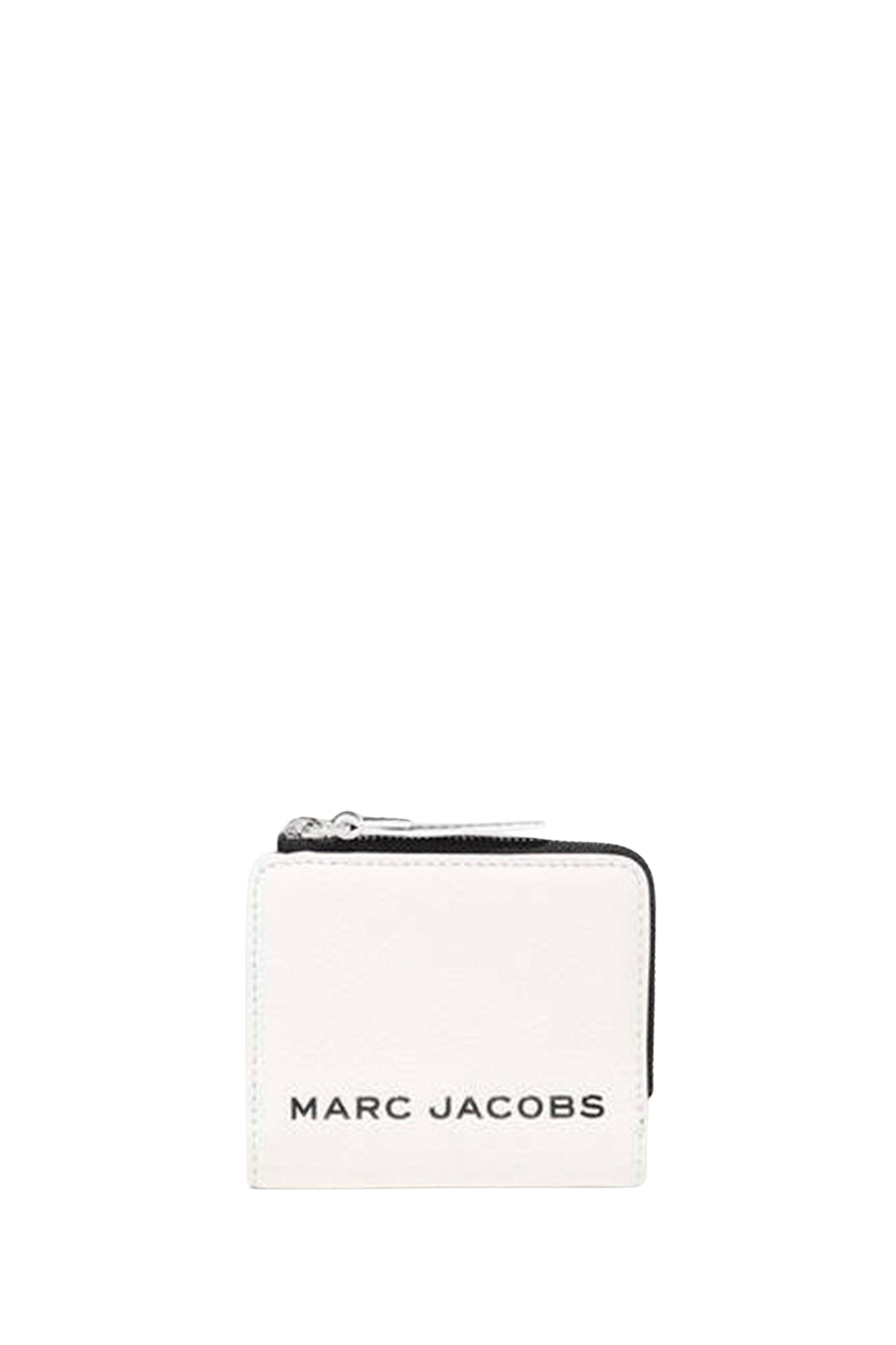 Portefeuille Compact zippé en cuir - Cotton Multicolor