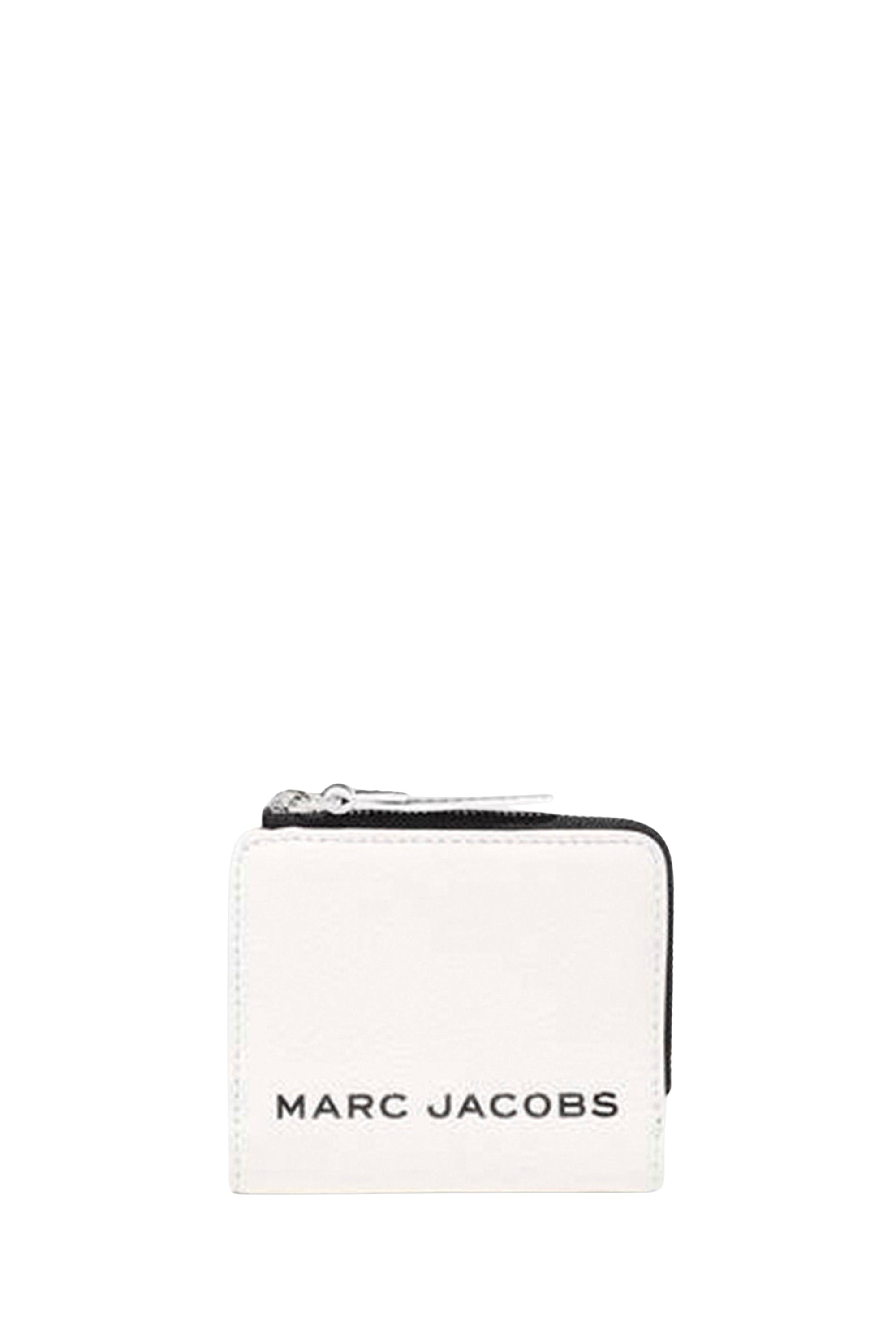 Portefeuille Compact zippé en cuir - Cotton Multicolor