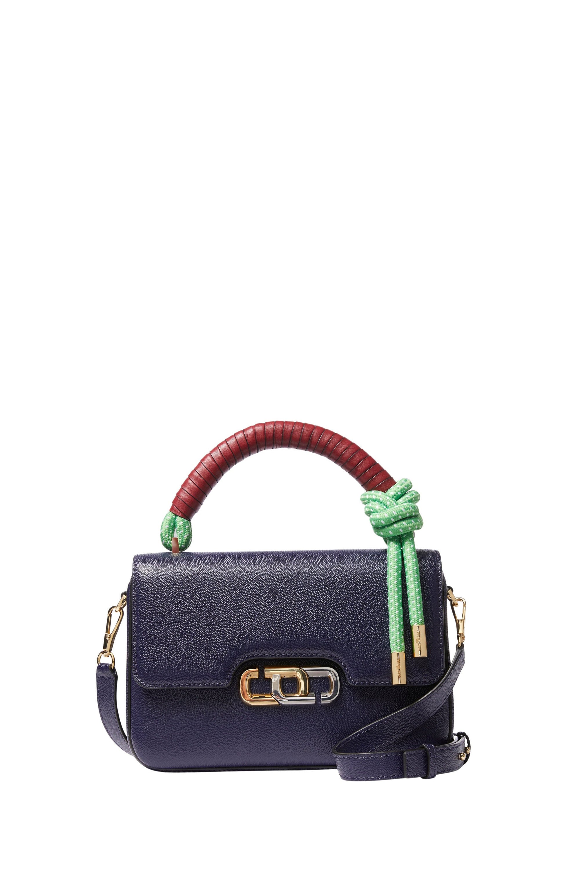 Sac The J Link Shoulder Bag en cuir - Navy