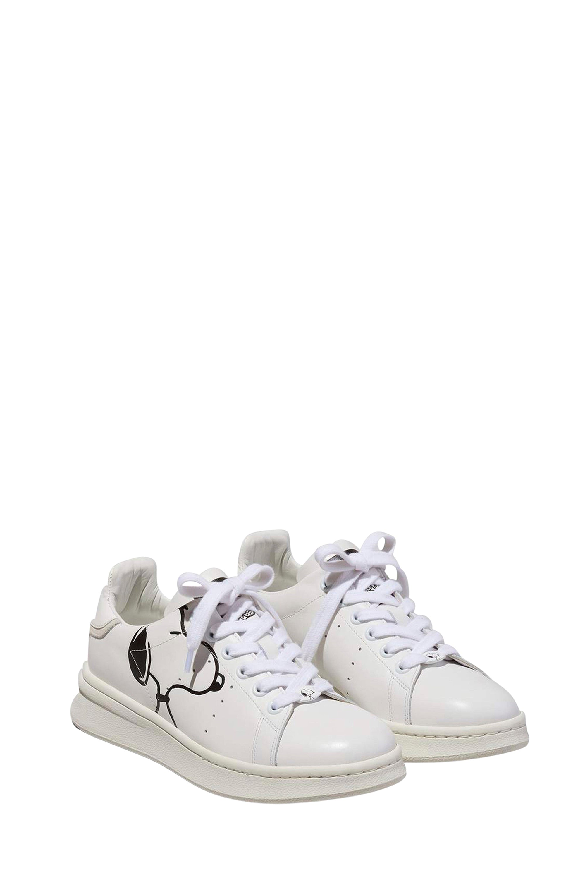 Sneakers basses Peanuts x Marc Jacobs en cuir - White
