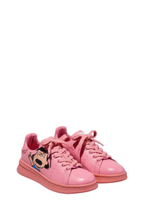 1 / DJV /95€ /1qty-0 /ST 0% /1 TROCA 99€   Sneakers basses Peanuts x Marc Jacobs en cuir - Pink