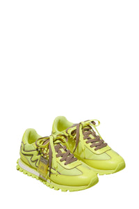 Baskets basses The Jogger à lacets - Jaune