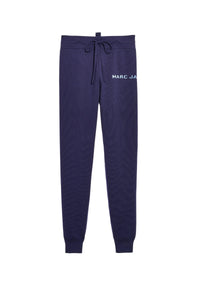 Pantalon de survêtement avec logo en maille - Blue Navy