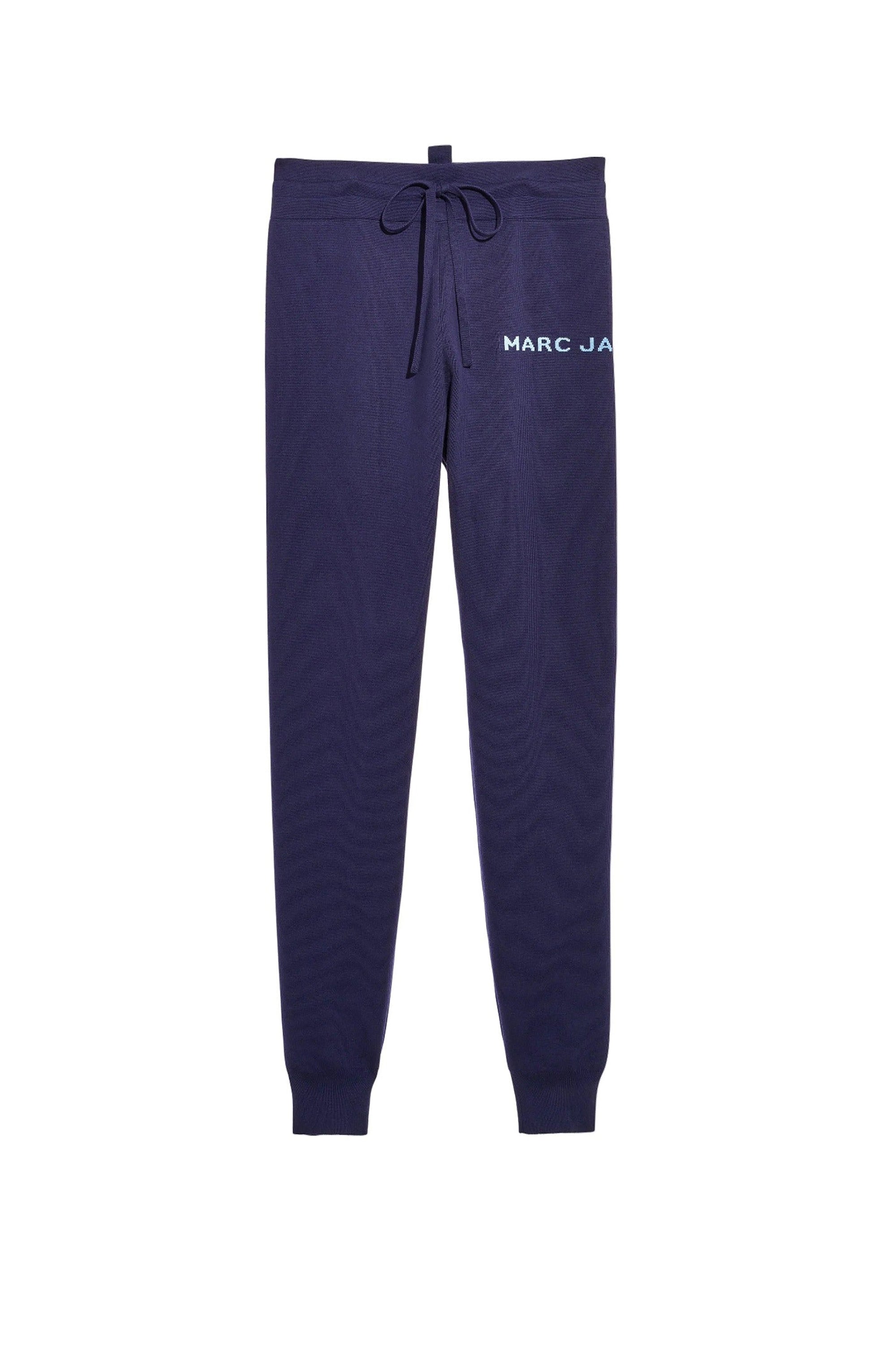 Pantalon de survêtement avec logo en maille - Blue Navy
