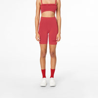 Short cycliste à logo Color - True Red