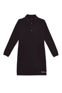 Robe polo courte boutonnée - Black