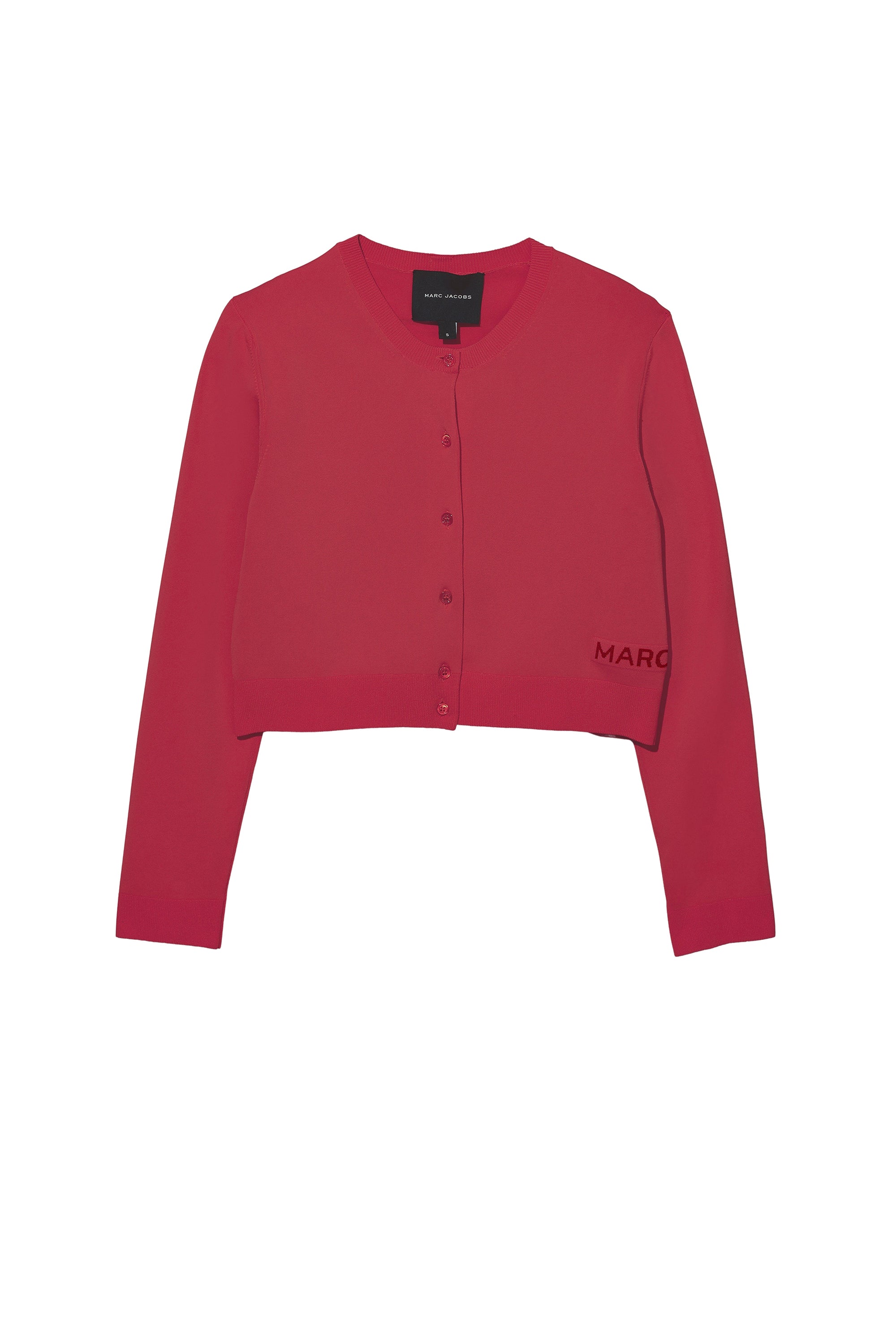 Cardigan court boutonné - True Red