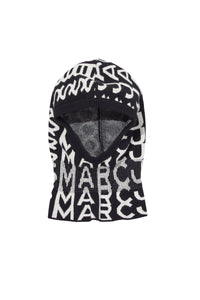 15 / DJV /35€ /7qty-7 /ST 100% /25 TROCA 51€   Cagoule Monogram en laine - Black & Ivory