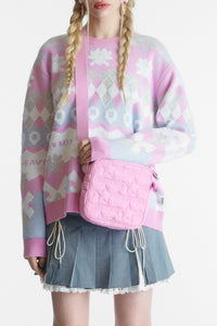 Sac à bandoulière rembourré - Pink