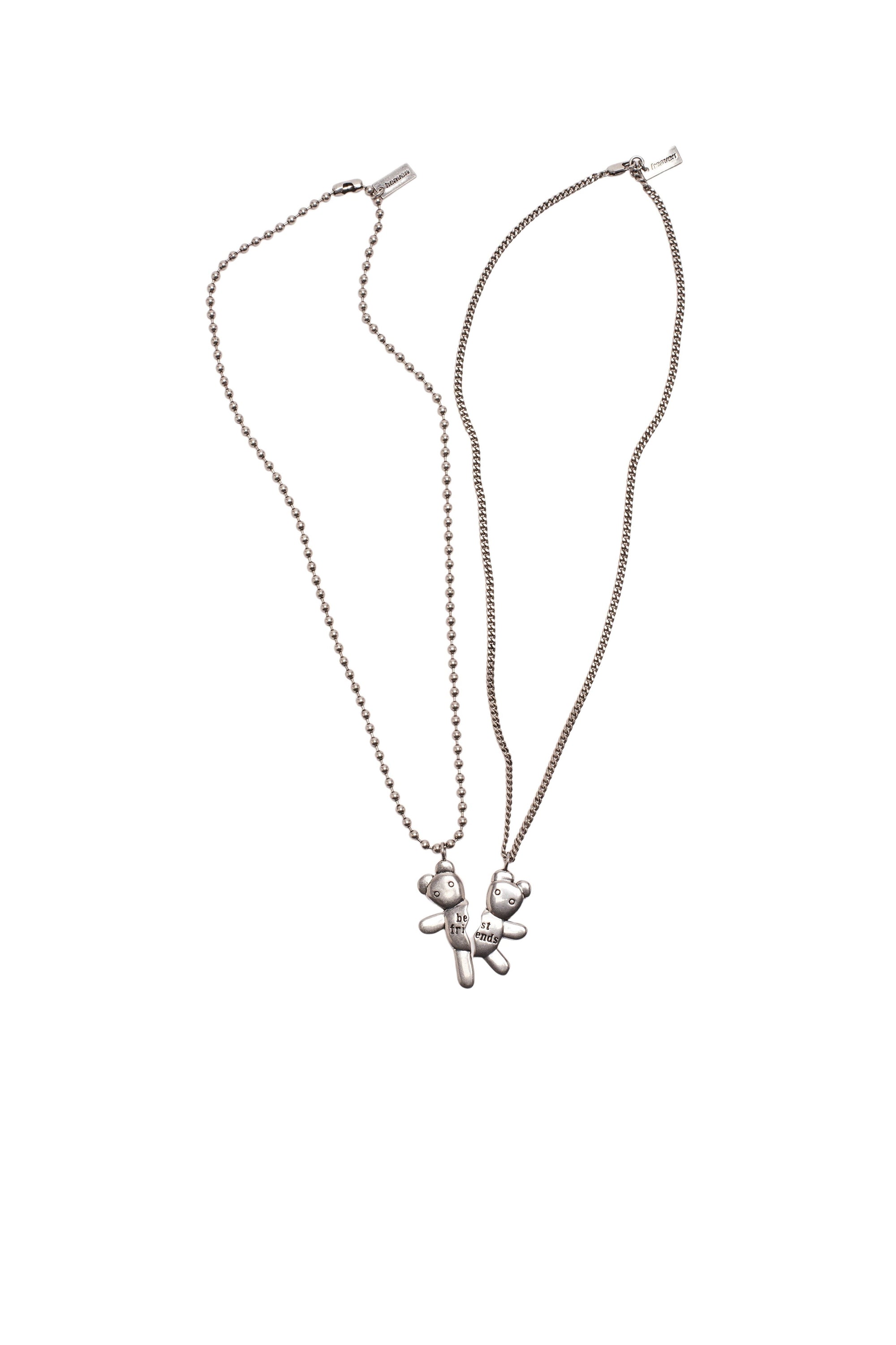 Collier doublé en laiton - Silver