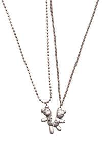 Collier doublé en laiton - Silver