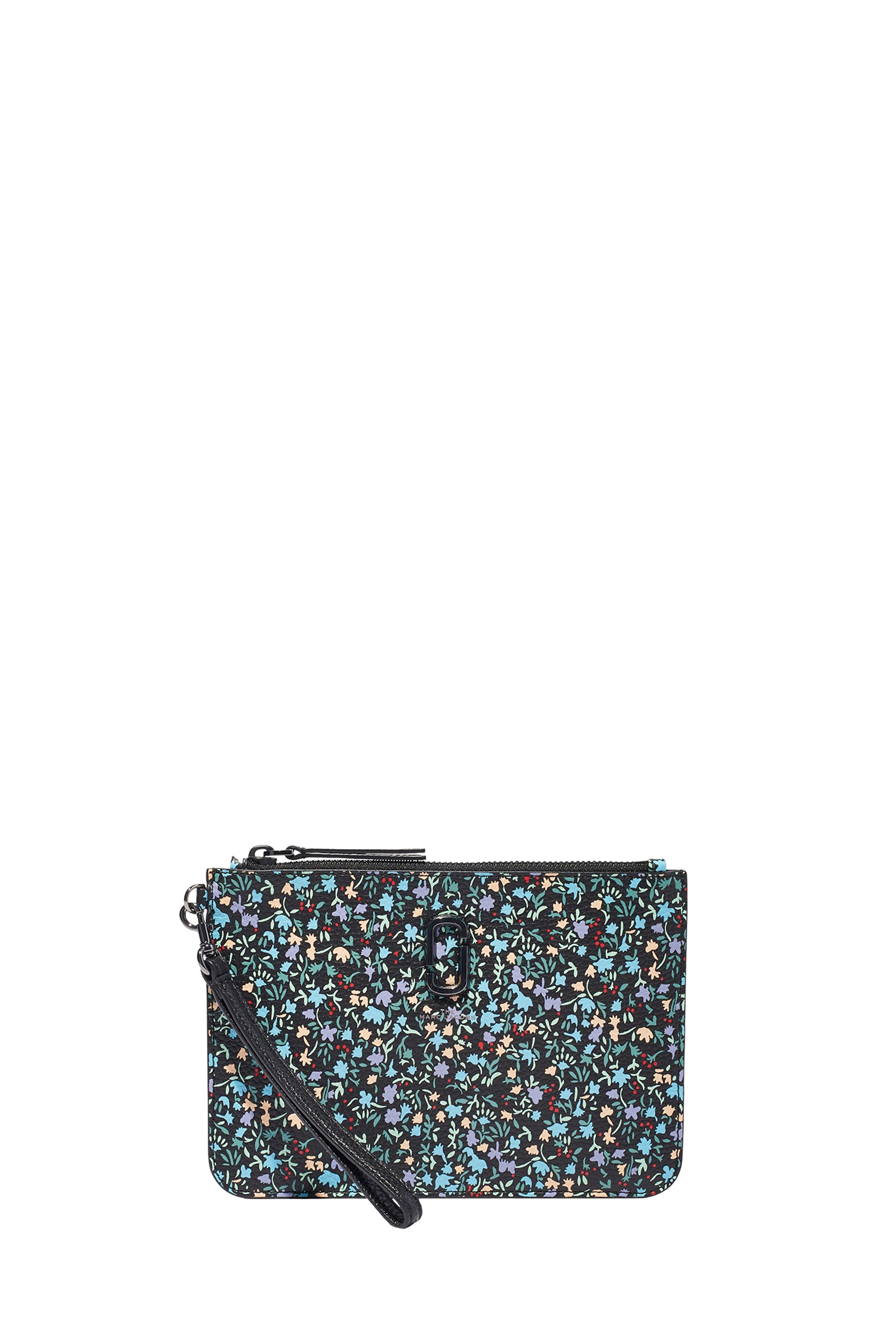 Pochette imprimée en cuir - Black Multicolor