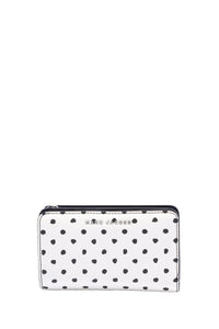 Portefeuille Compact - White & Black