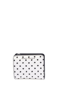 Portefeuille Compact - White & Black