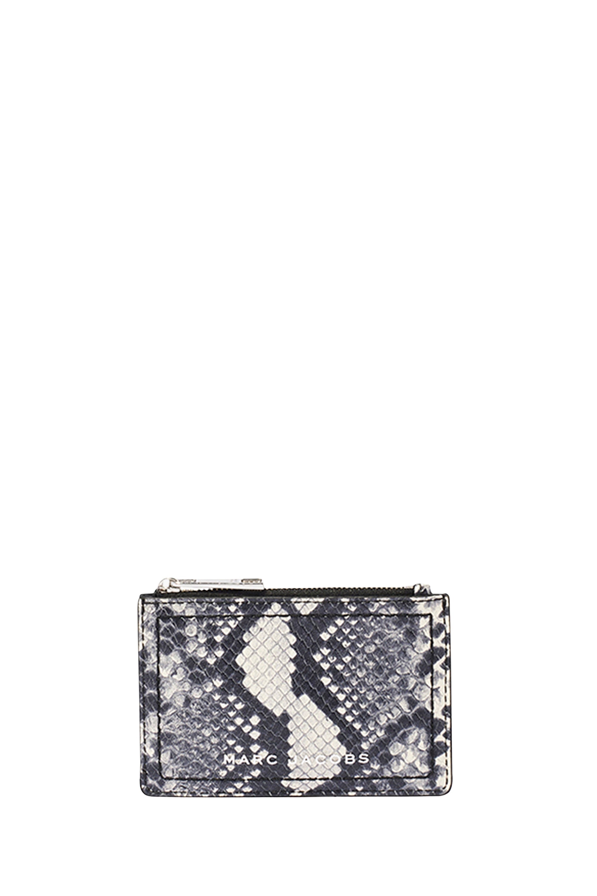 Portefeuille The Wallet en cuir - White & Black Multicolor