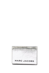 Portefeuille irisé à logo - Silver