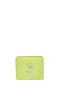 Portefeuille Compact en cuir - Green Glow