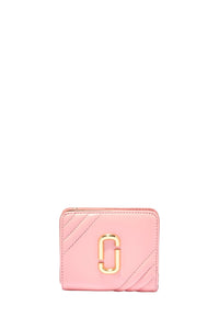 Portefeuille Compact en cuir - Quartz Pink