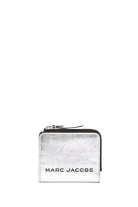 Porte-monnaie irisé à zip - Silver