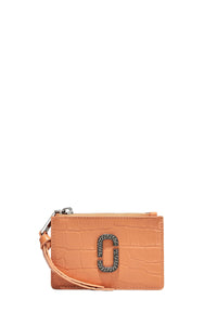 Portefeuille Snapshot en cuir - Orange