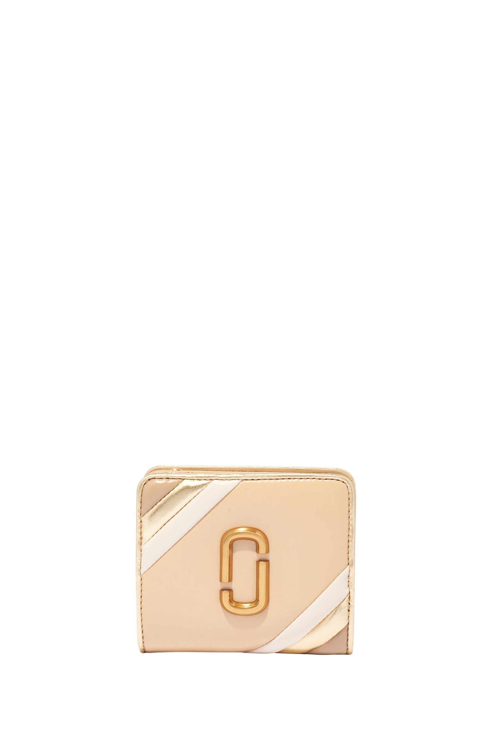 Portefeuille Compact à zip en cuir - Curds & Whey