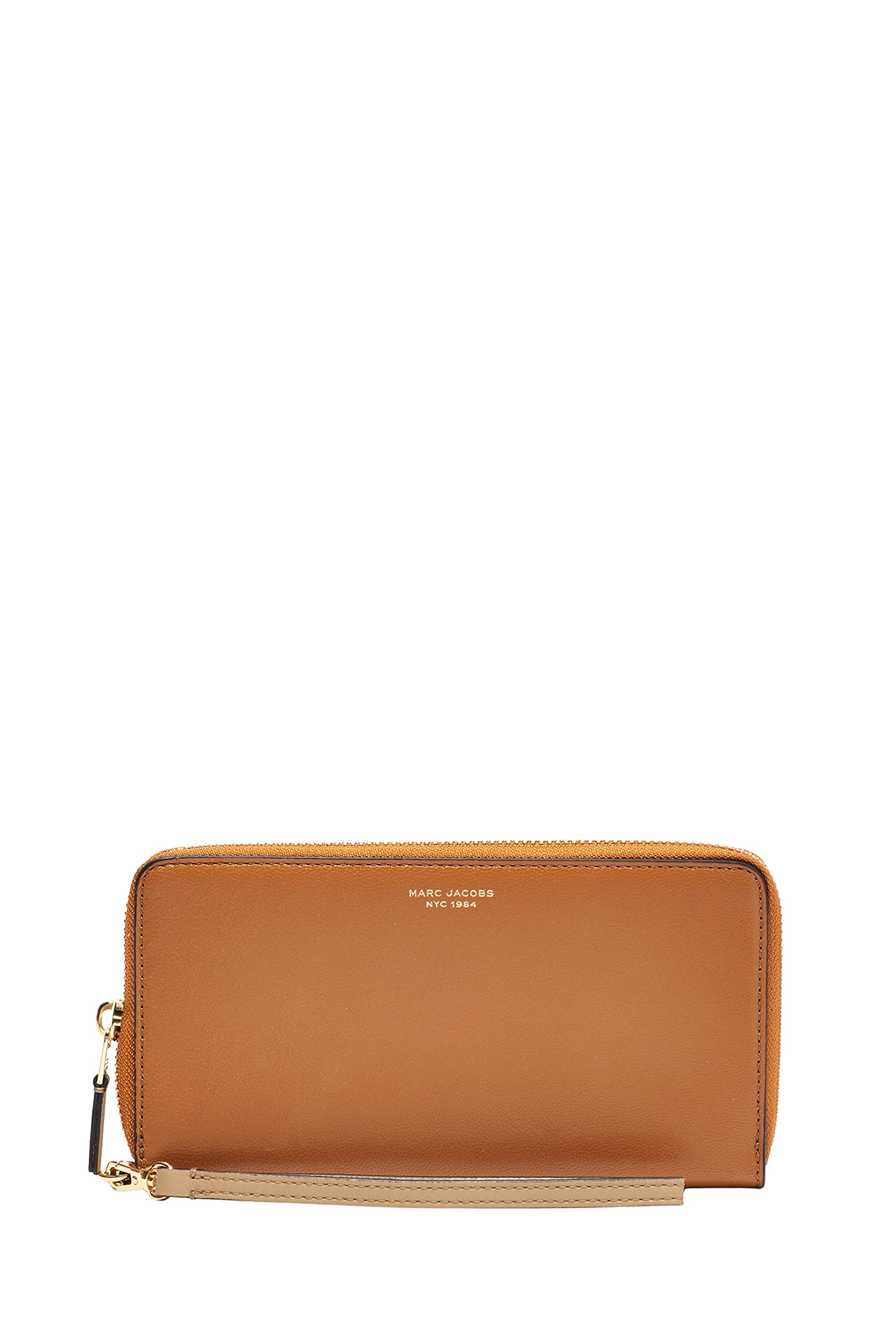 Portefeuille zippé en cuir - Cathay Spice Multicolor