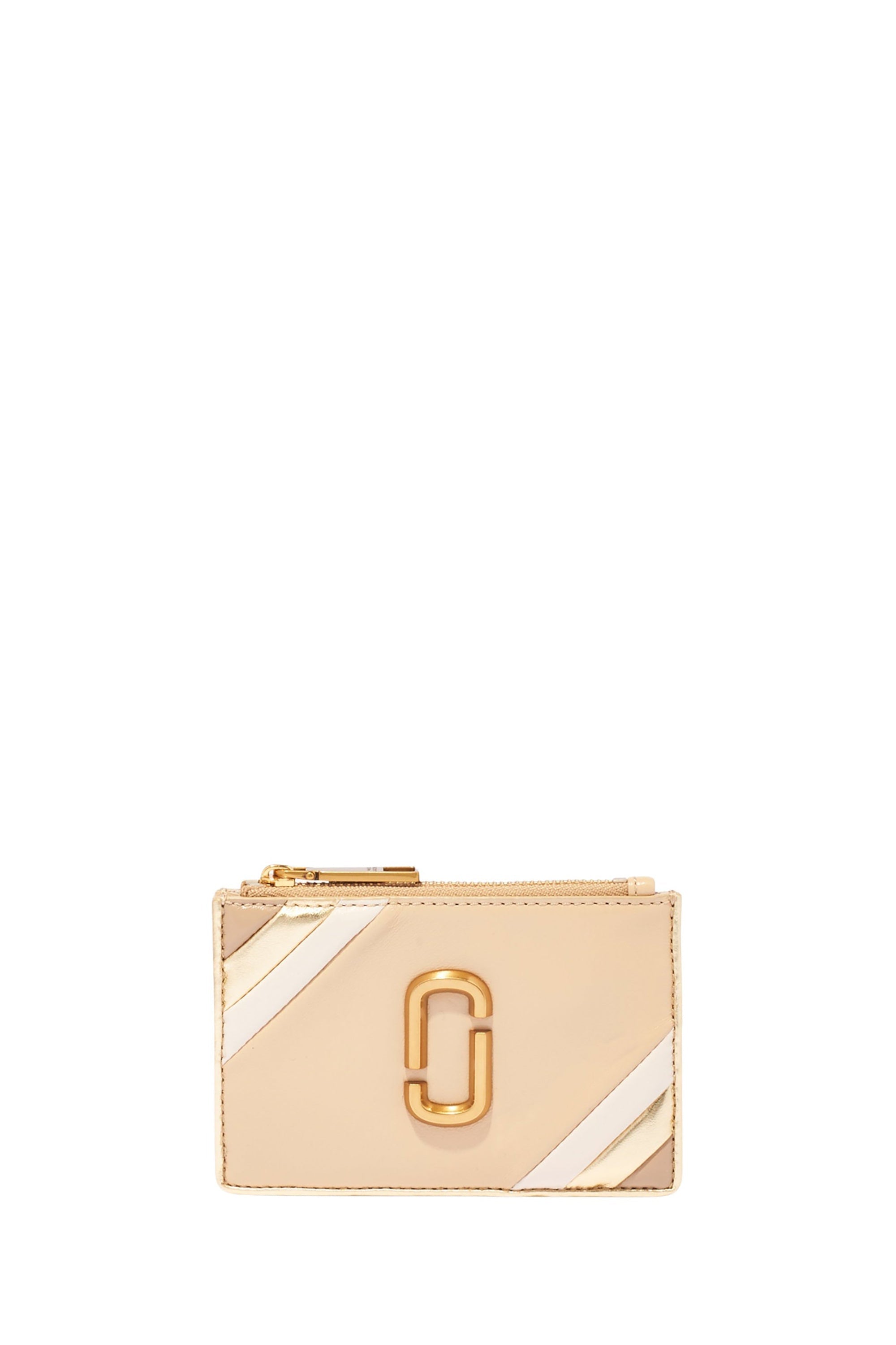 Portefeuille multi-compartiments zippé en cuir - Curds & Whey