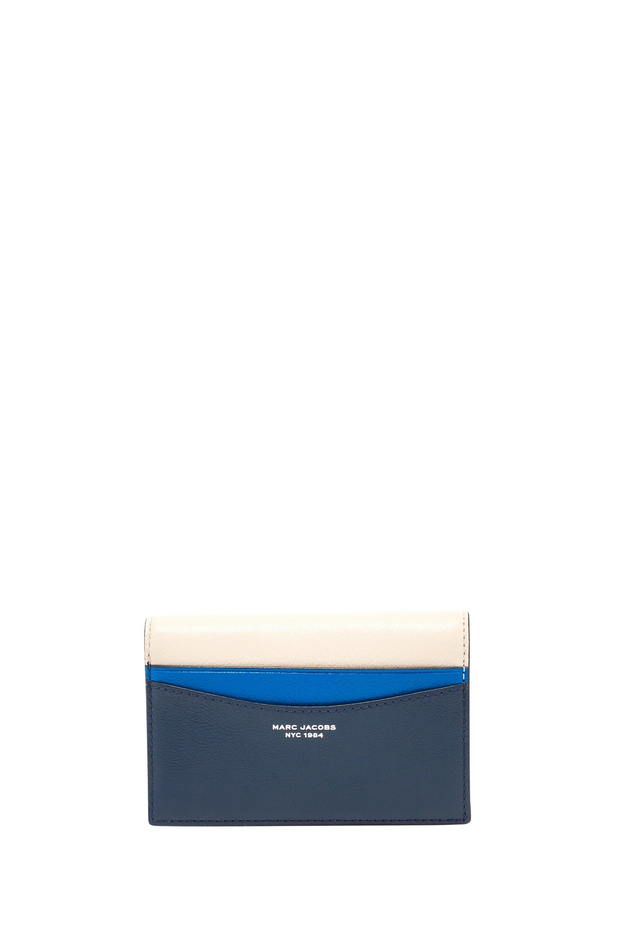 Portefeuille The Small Bifold en cuir - Blue Sea Multicolor