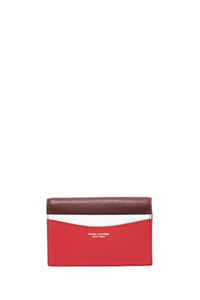 Portefeuille The Small Bifold en cuir - True Red Multicolor