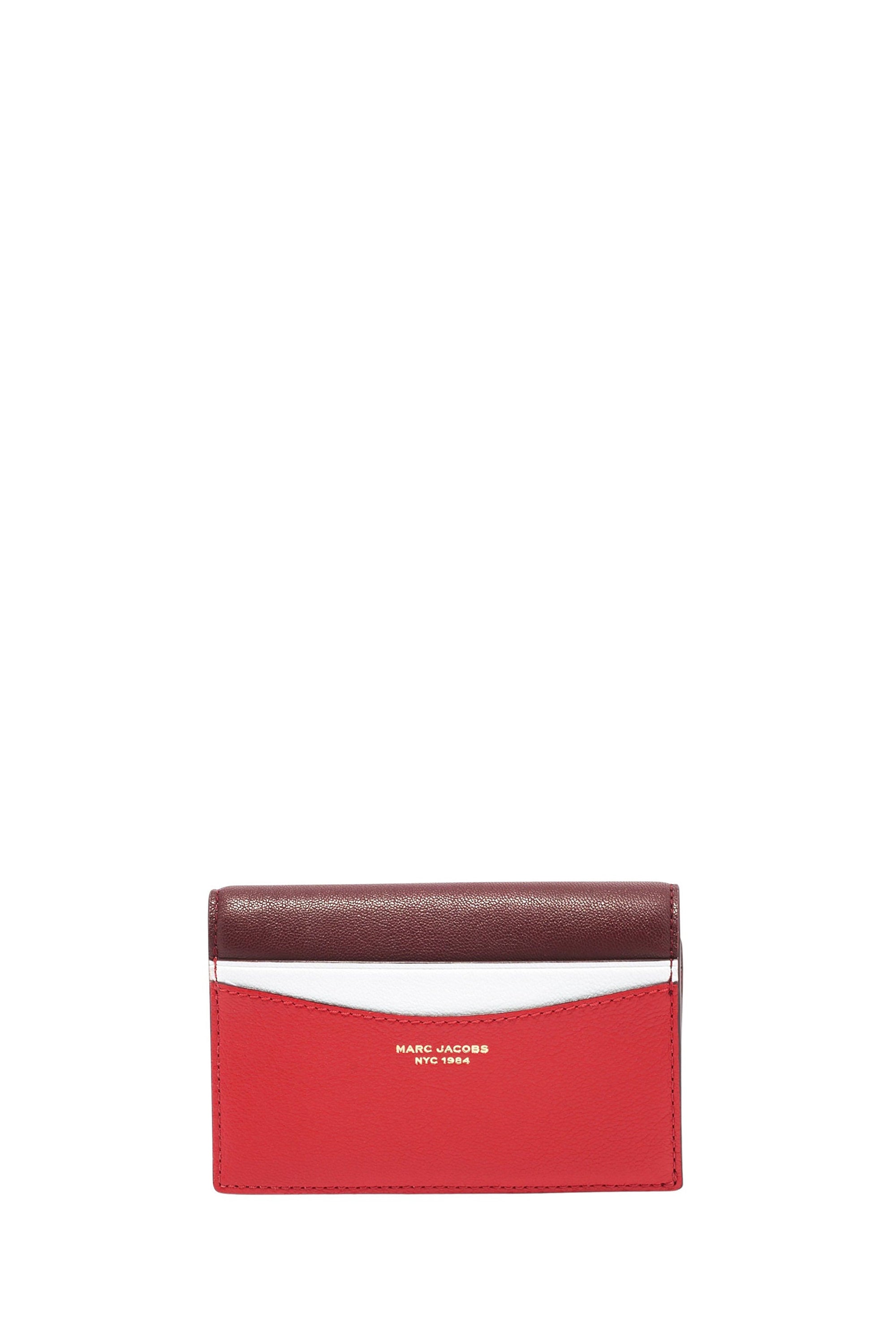 Portefeuille The Small Bifold en cuir - True Red Multicolor