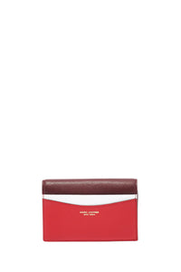 Portefeuille The Small Bifold en cuir - True Red Multicolor