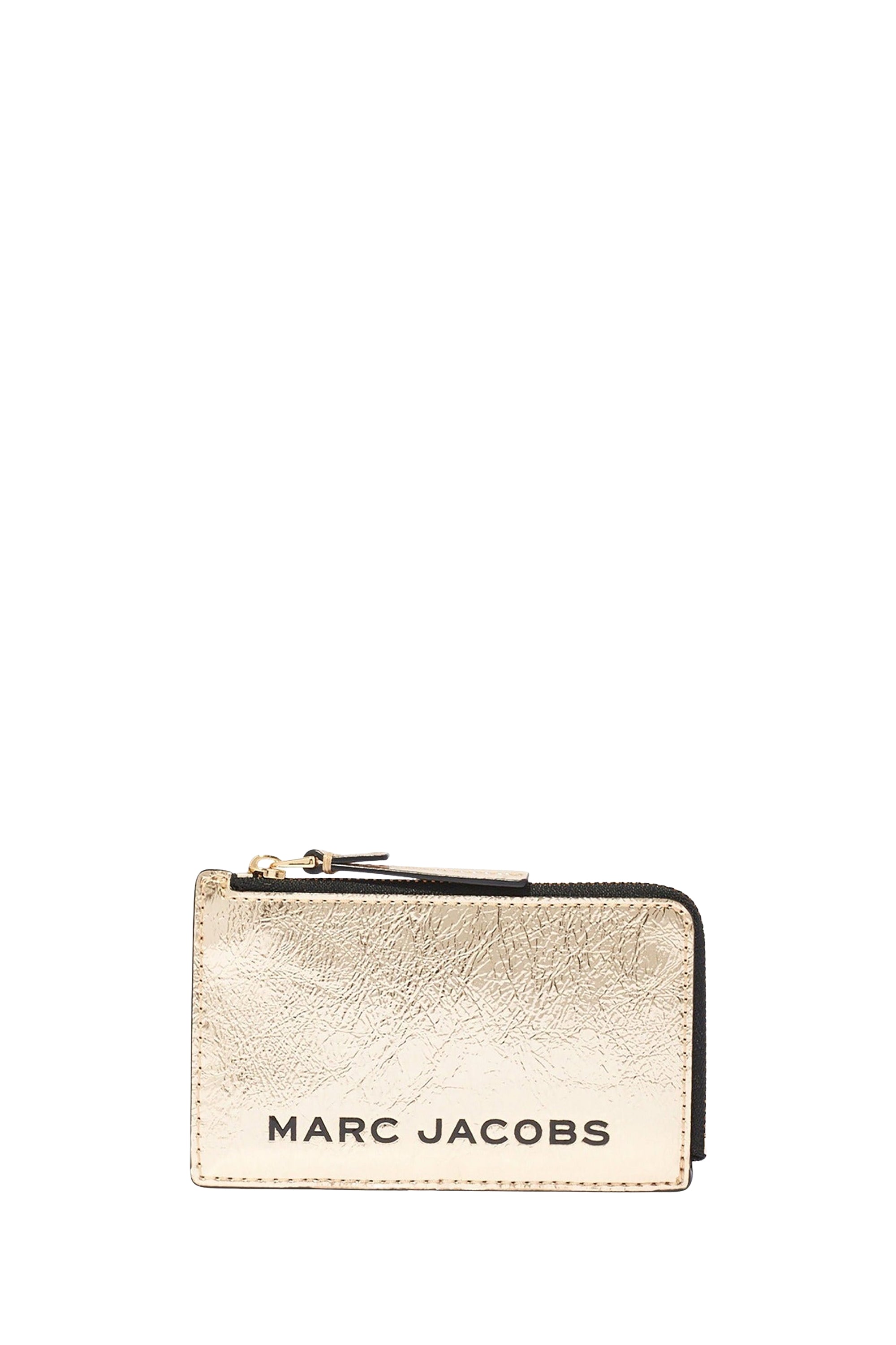 Zip-fastening wallet - Gold