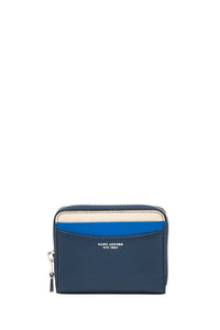 Portefeuille Slim 84 en cuir - Blue Sea Multicolor