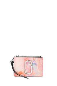 Portefeuille Snapshot en cuir - Nude Multicolor