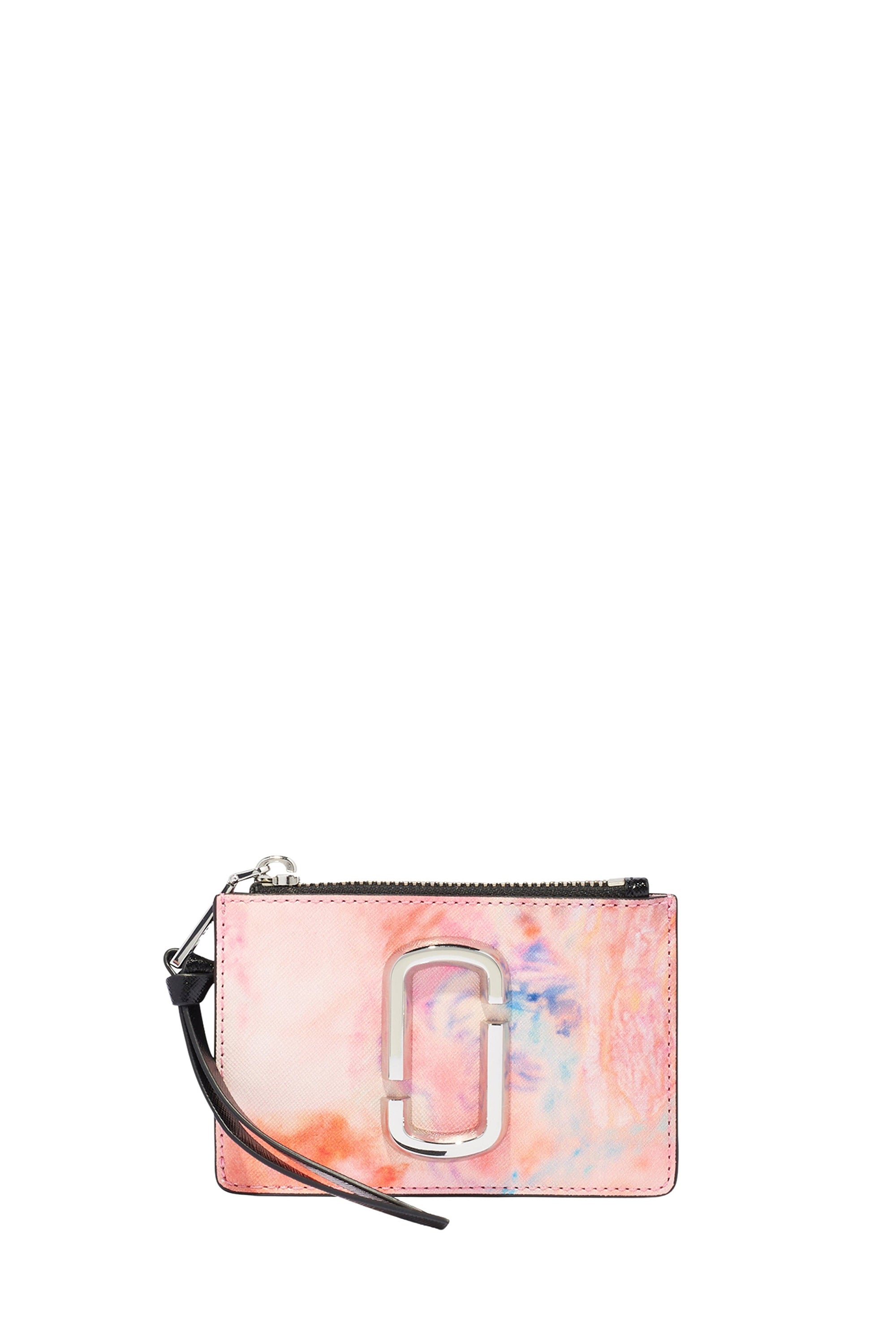 Portefeuille Snapshot en cuir - Nude Multicolor