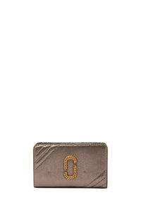 Portefeuille Compact en cuir - Bronze